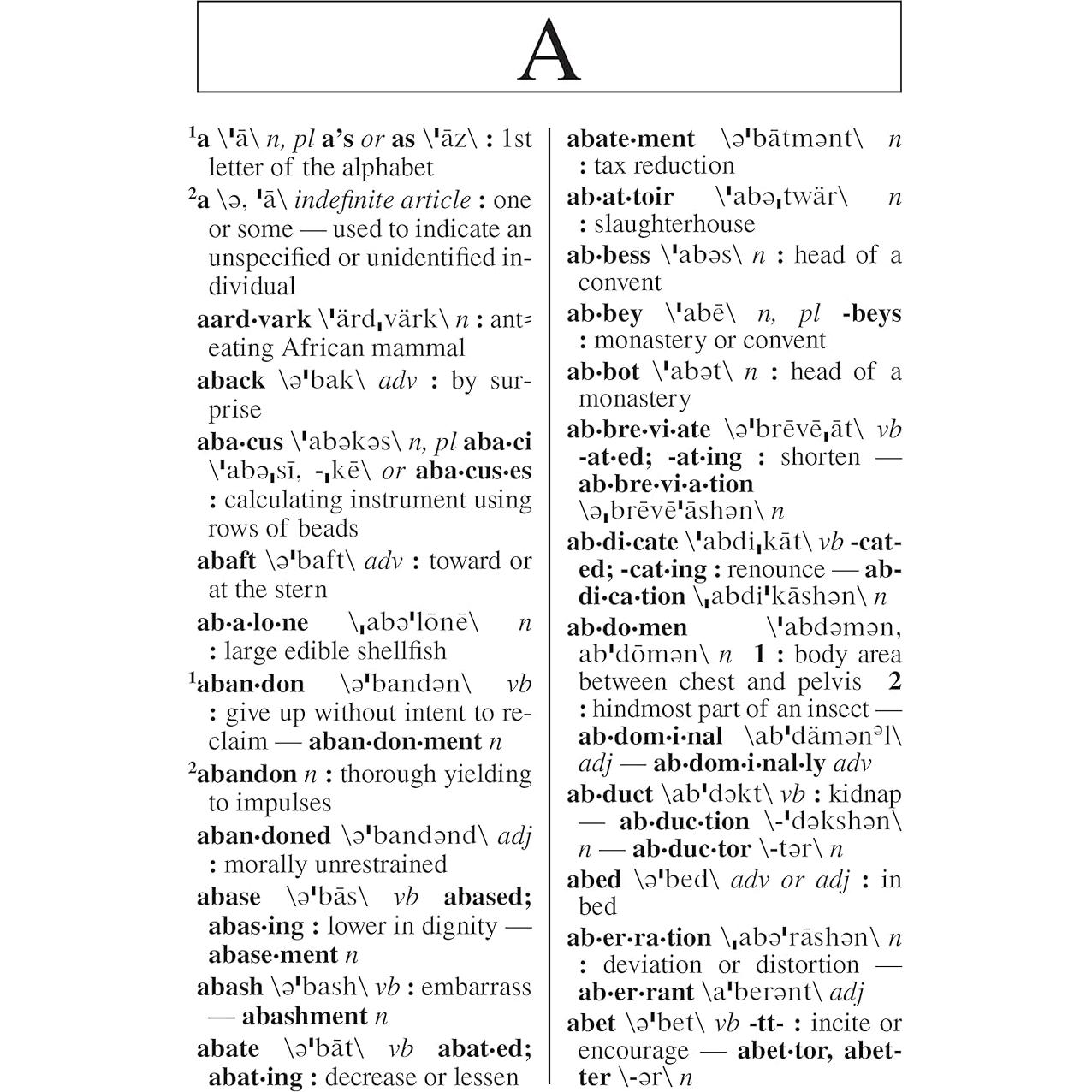 Webster's New Explorer Large Print Dictionary, Third Edition, Newest Edition