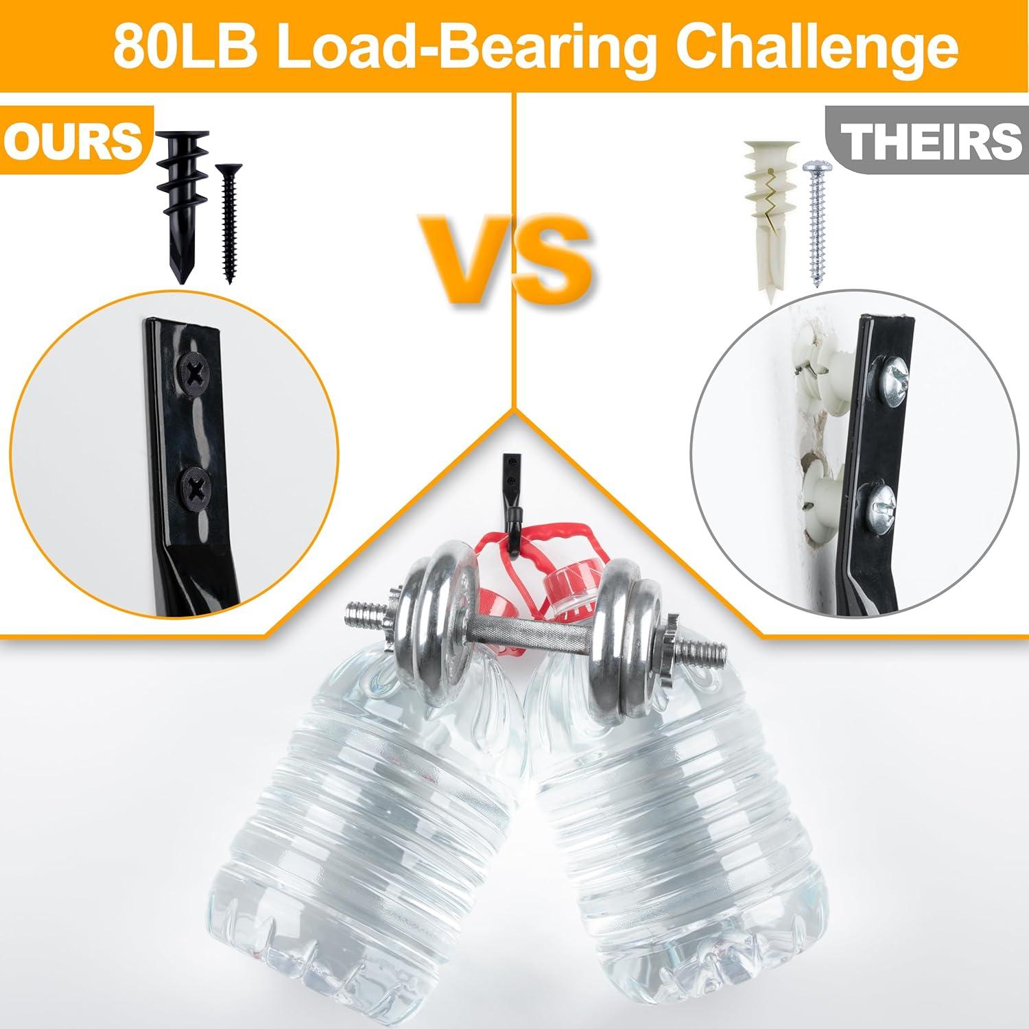 KURUI Kit de Anclajes de Yeso Autoperforantes 140 Piezas 34kg