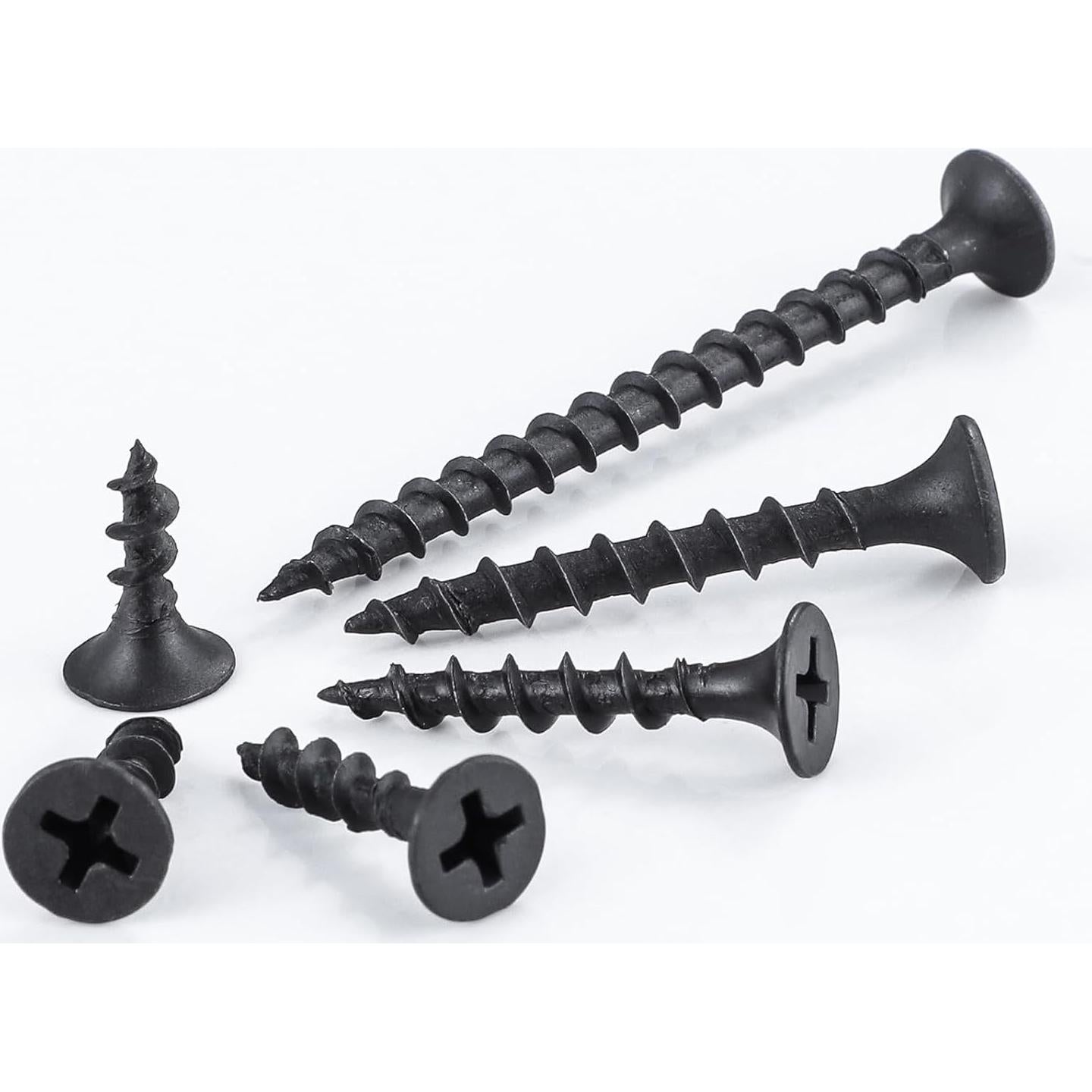 Kit de Tornillos para Drywall Wensilon Negros Phillips 1.27-5.08 cm