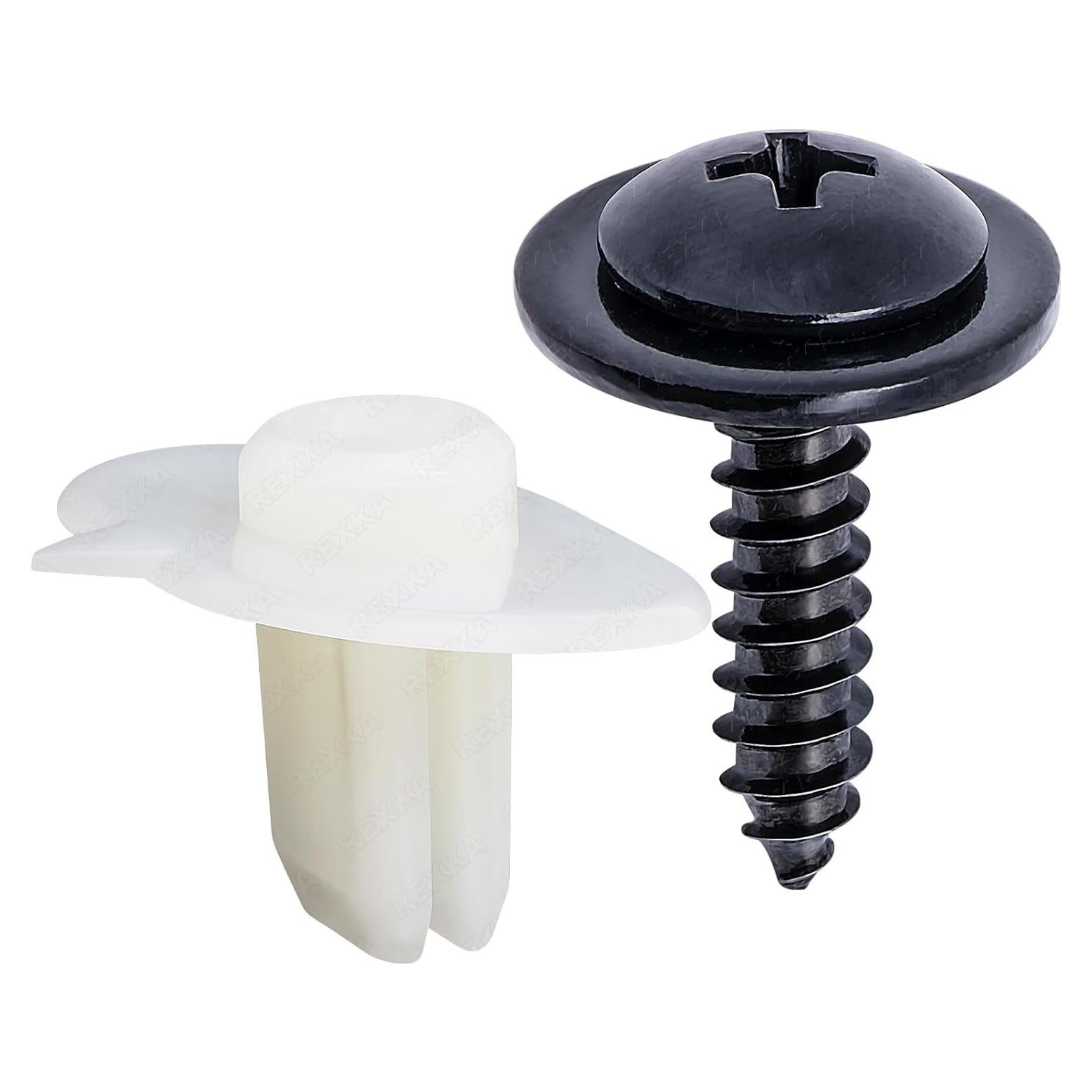 Kit de Grommets y Tornillos de Parachoques Honda Acura 10 Pcs