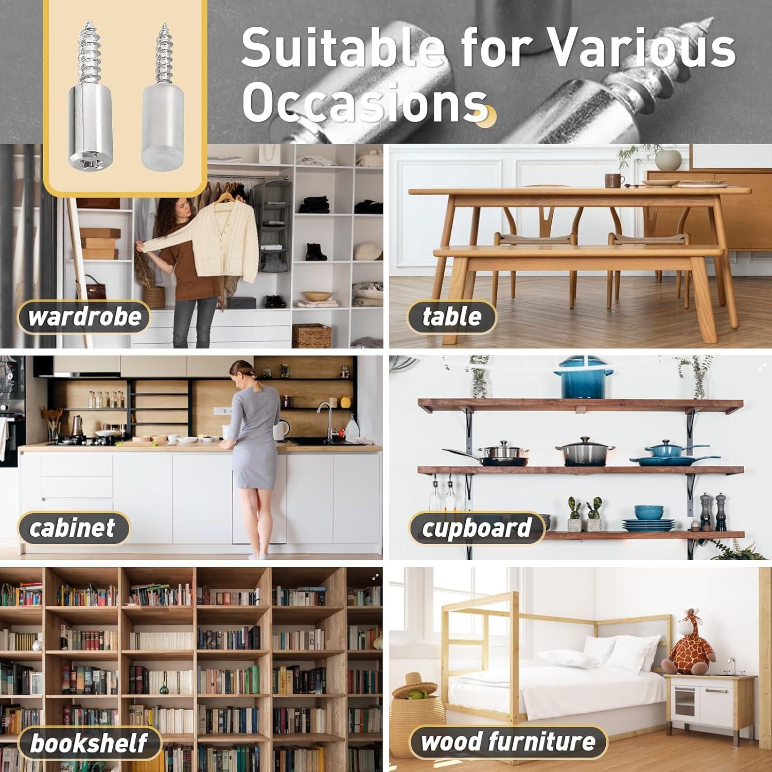 50 Tornillos Autoperforantes Iffitya con Mangas Antideslizantes