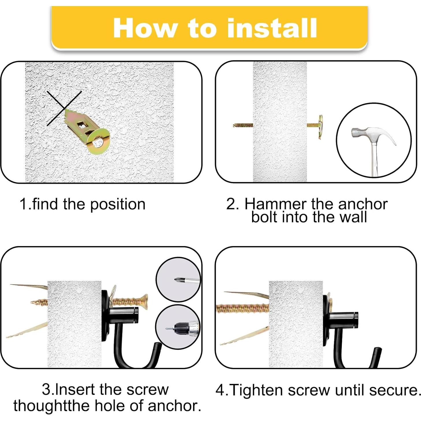 Kit de 160 Anclajes Autoperforantes Jyphorixal 12x30 mm