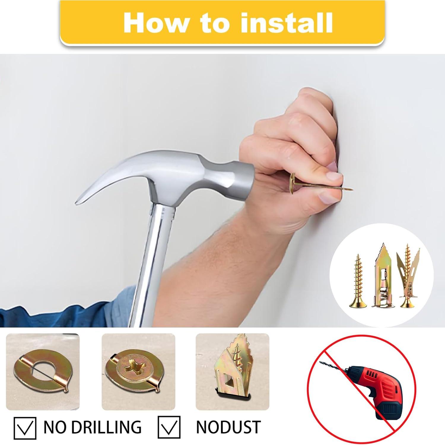 Kit de 160 Anclajes Autoperforantes Jyphorixal 12x30 mm