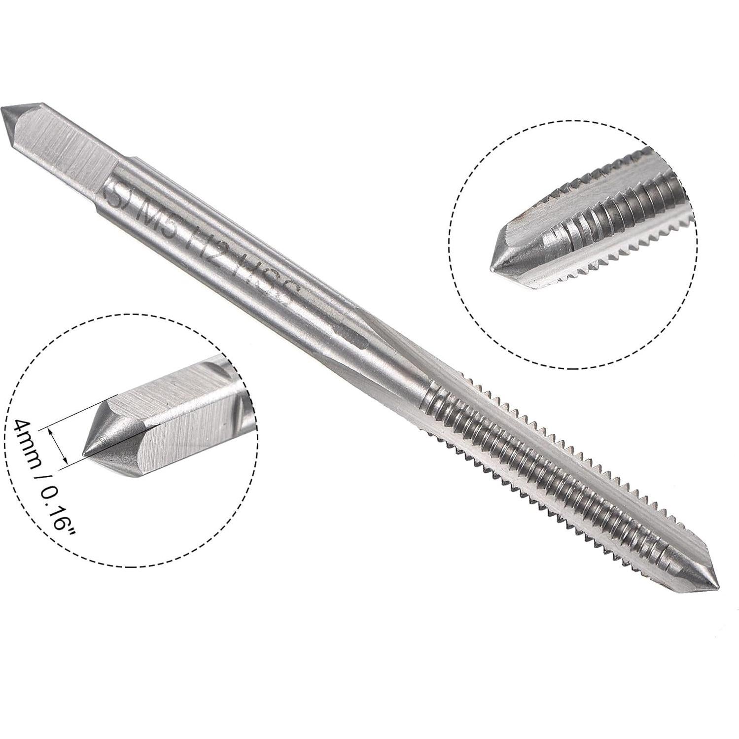 Juego de Machos y Matrices M5 x 0.8mm uxcell - HSS y Acero