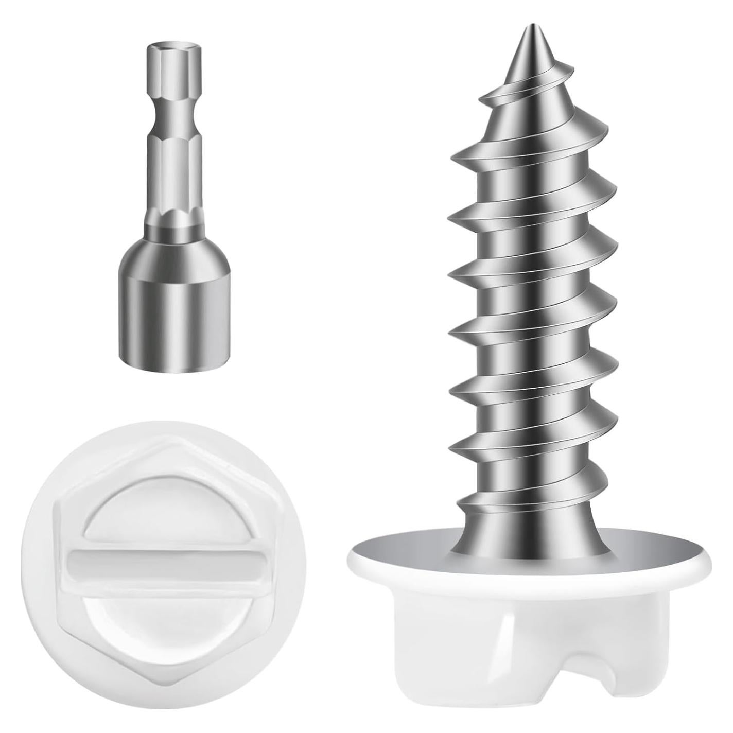 Tornillos Autoperforantes Hexagonales MewuDecor #8 x 1.27 cm - 100 PCS