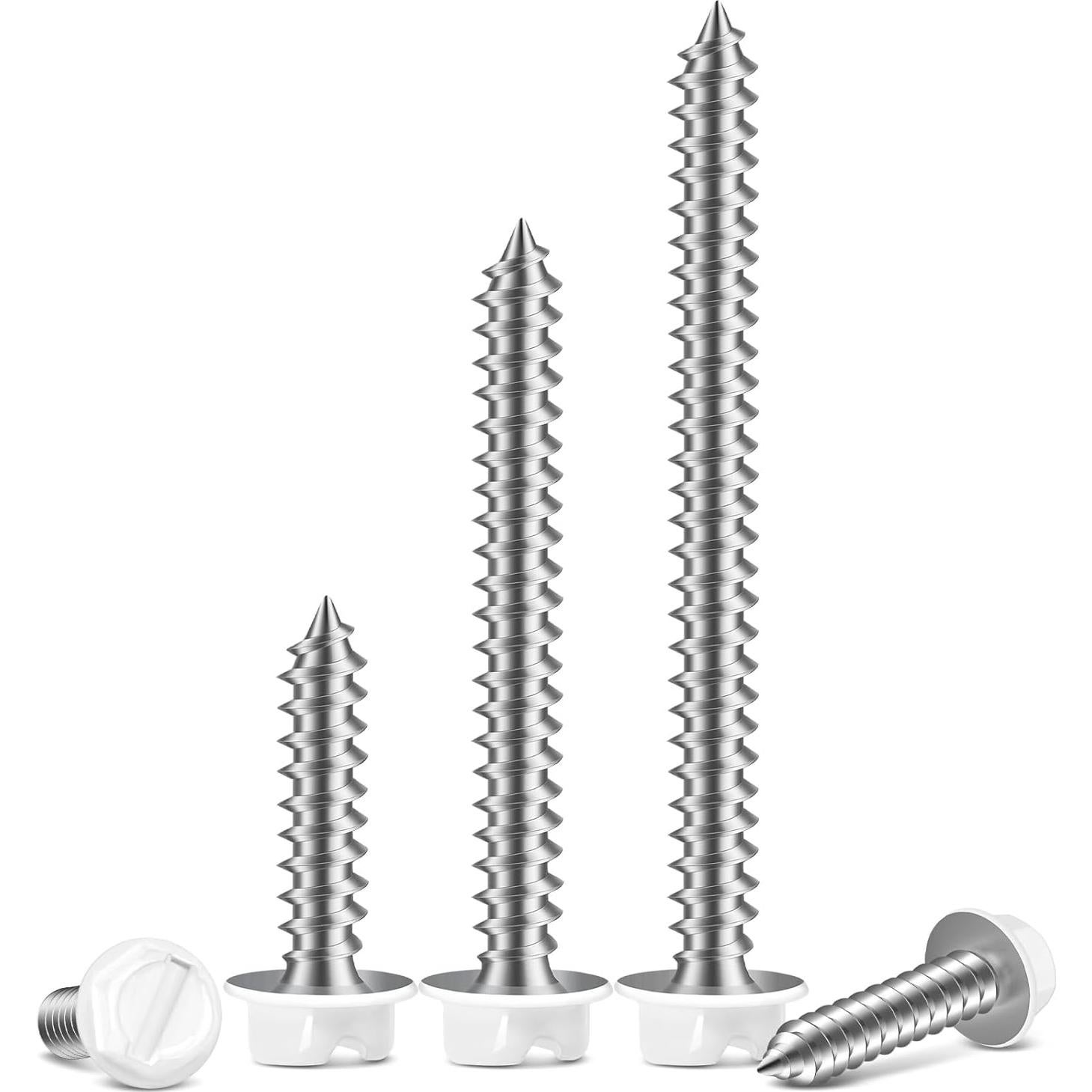 Tornillos Autoperforantes Hexagonales MewuDecor #8 x 1.27 cm - 100 PCS