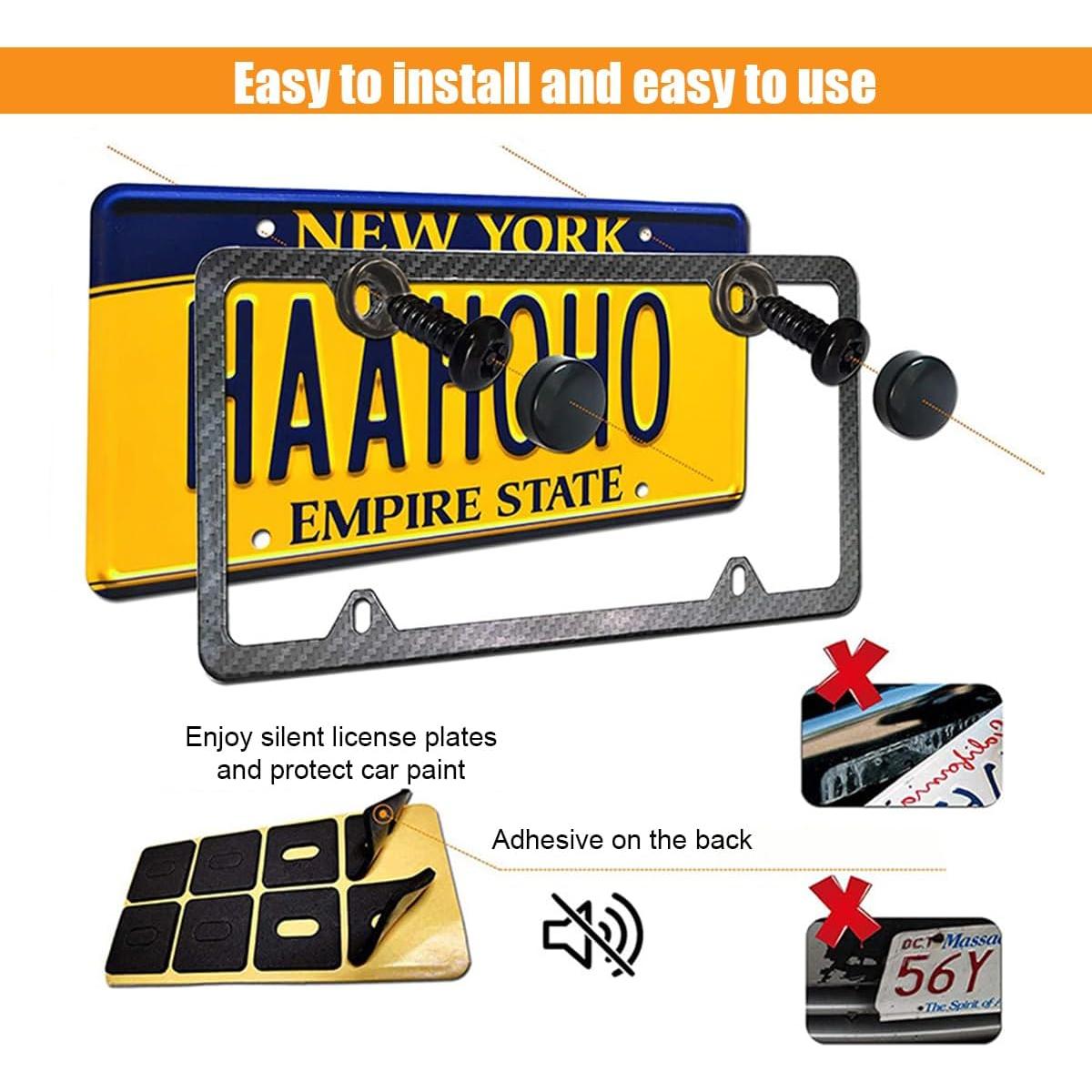 Kit de Tornillos Antirrobo para Placas de Licencia GLSOWEE