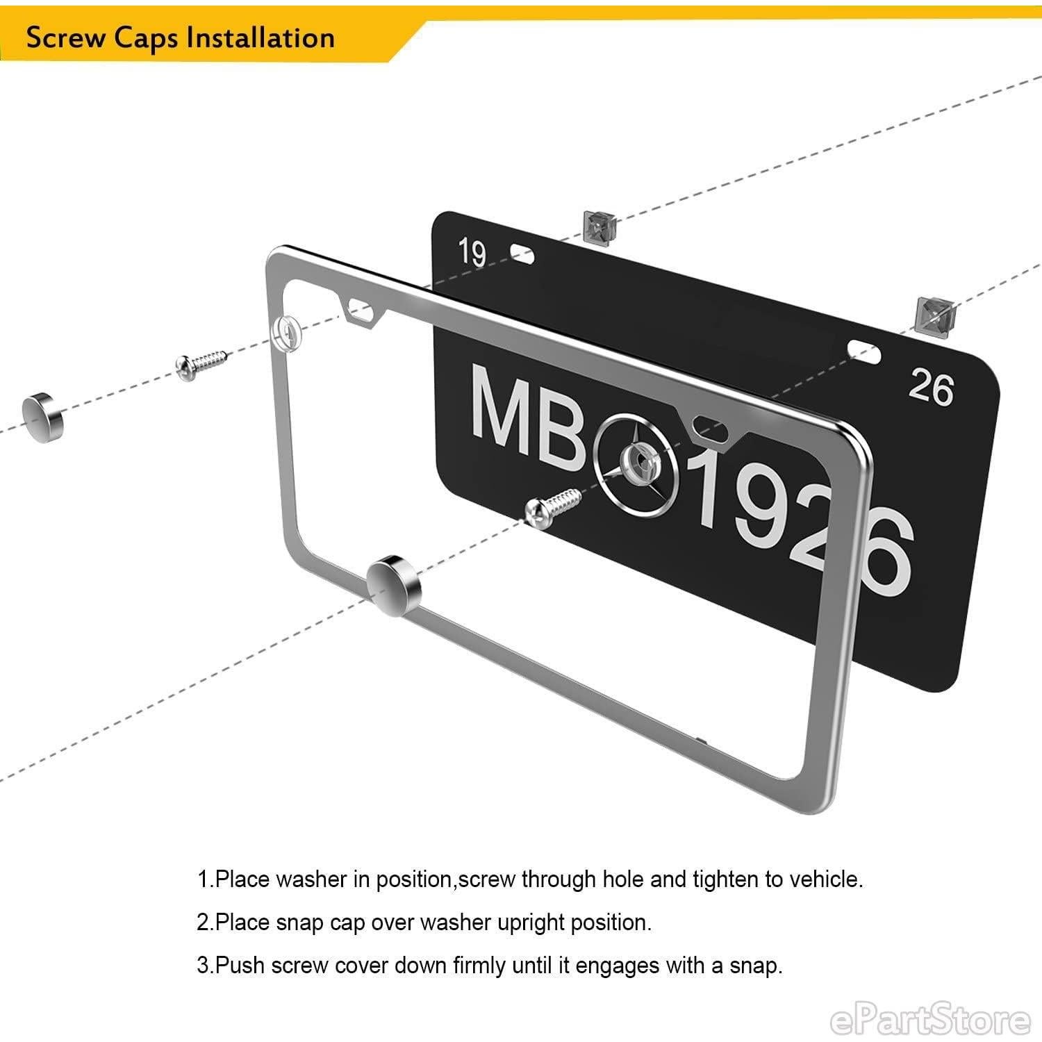 Tornillos de Acero Inoxidable LFPartS para Placas de Matrícula
