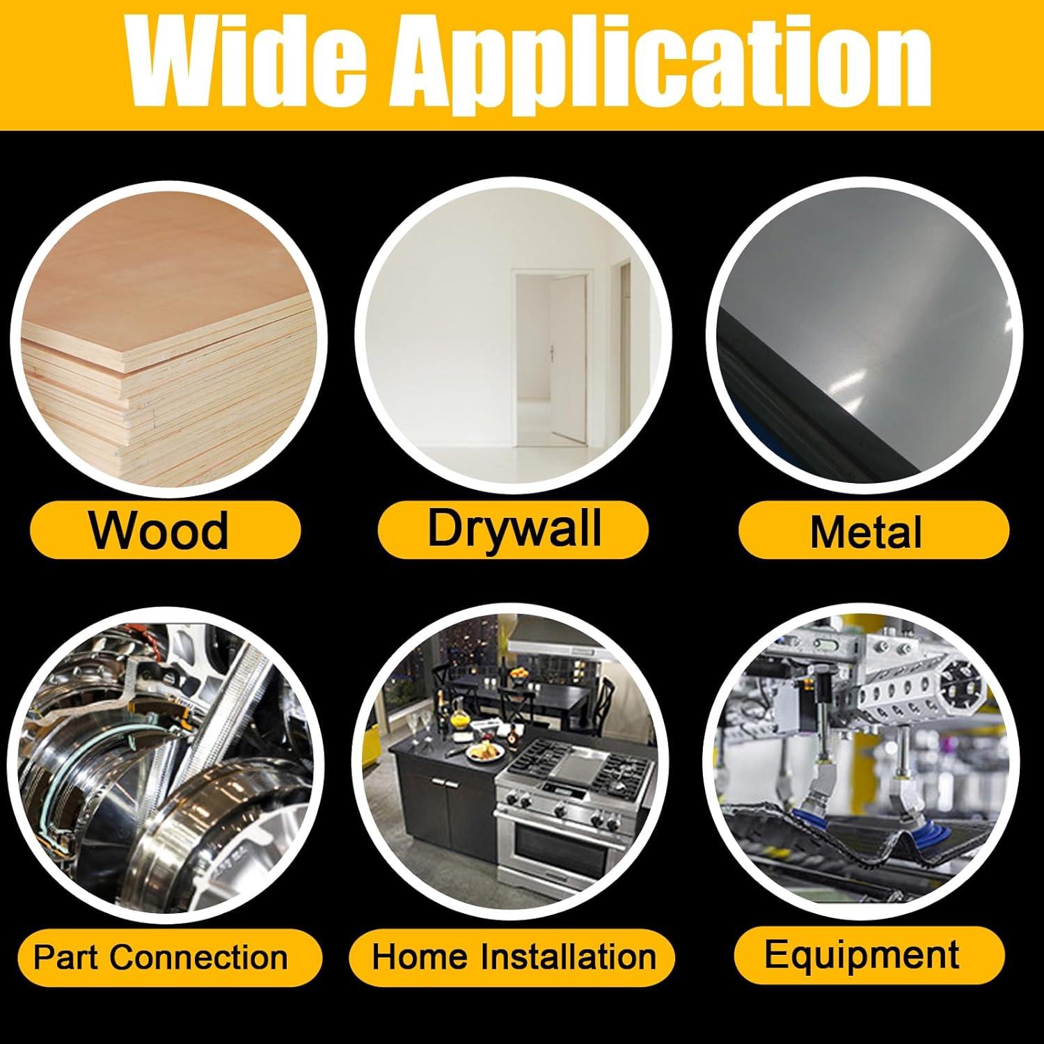 Kit 510 Tornillos Autoperforantes TEK Acero Inoxidable 410