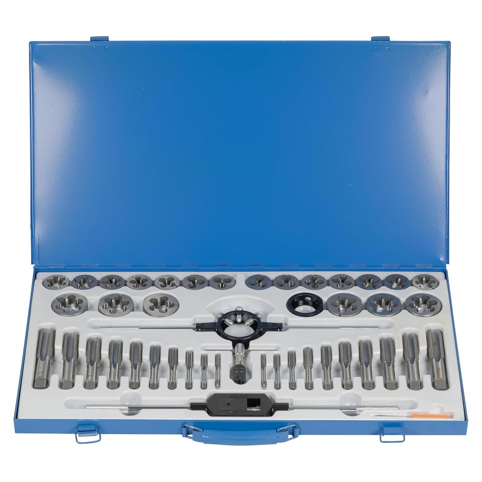 Juego de Machos y Matrices CME 45 pcs Acero M2 Métrico