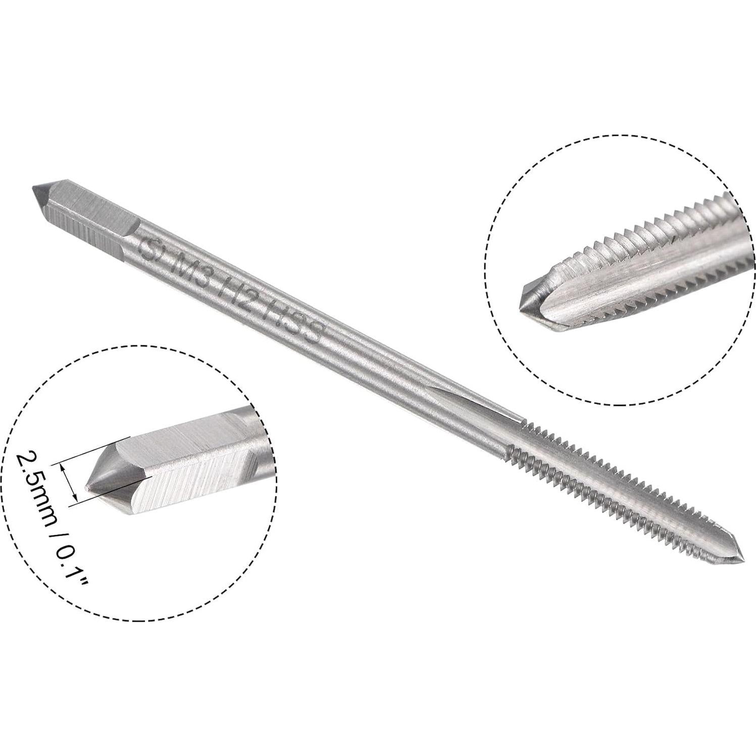 Juego de Machos y Matrices M3 x 0.5mm uxcell - HSS y Acero