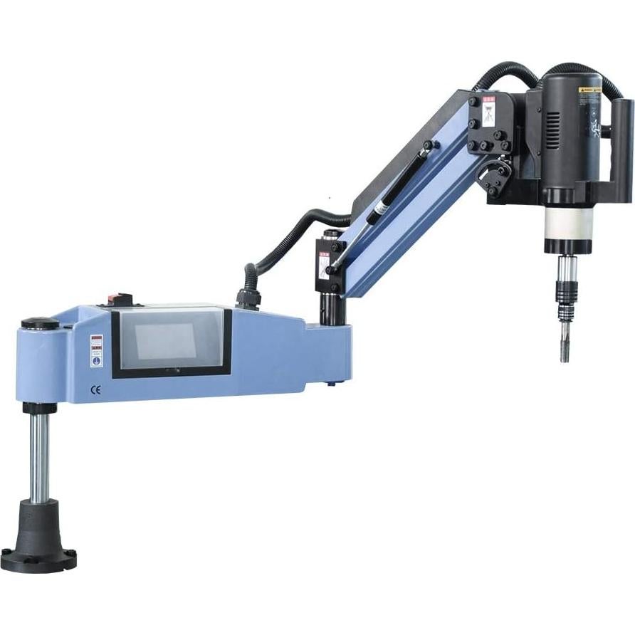 US Stock M3-M16 Universal Electric Tapping Machine Electric Tapping Arm with 375rpm 1200mm Flexible Tapping Arm included 9pcs ANSI Standard Collets