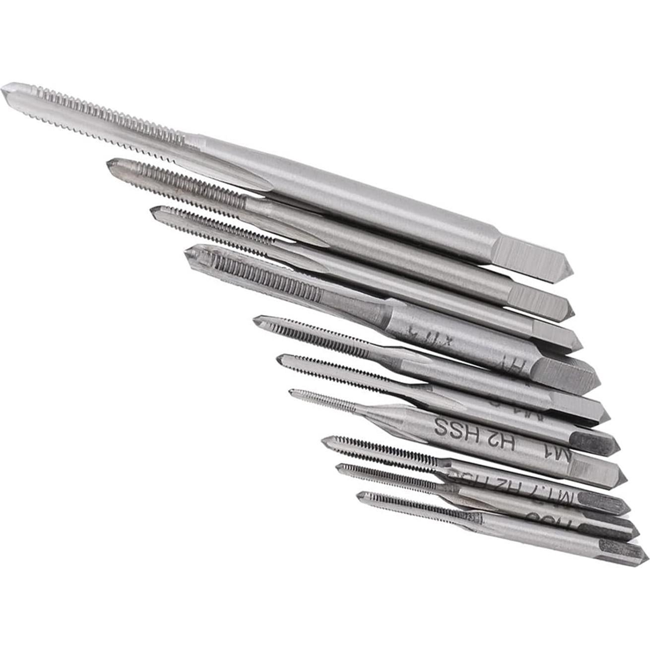 Juego de Machos de Rosca de Mano Vikye M1 a M3.5 - 10 Piezas