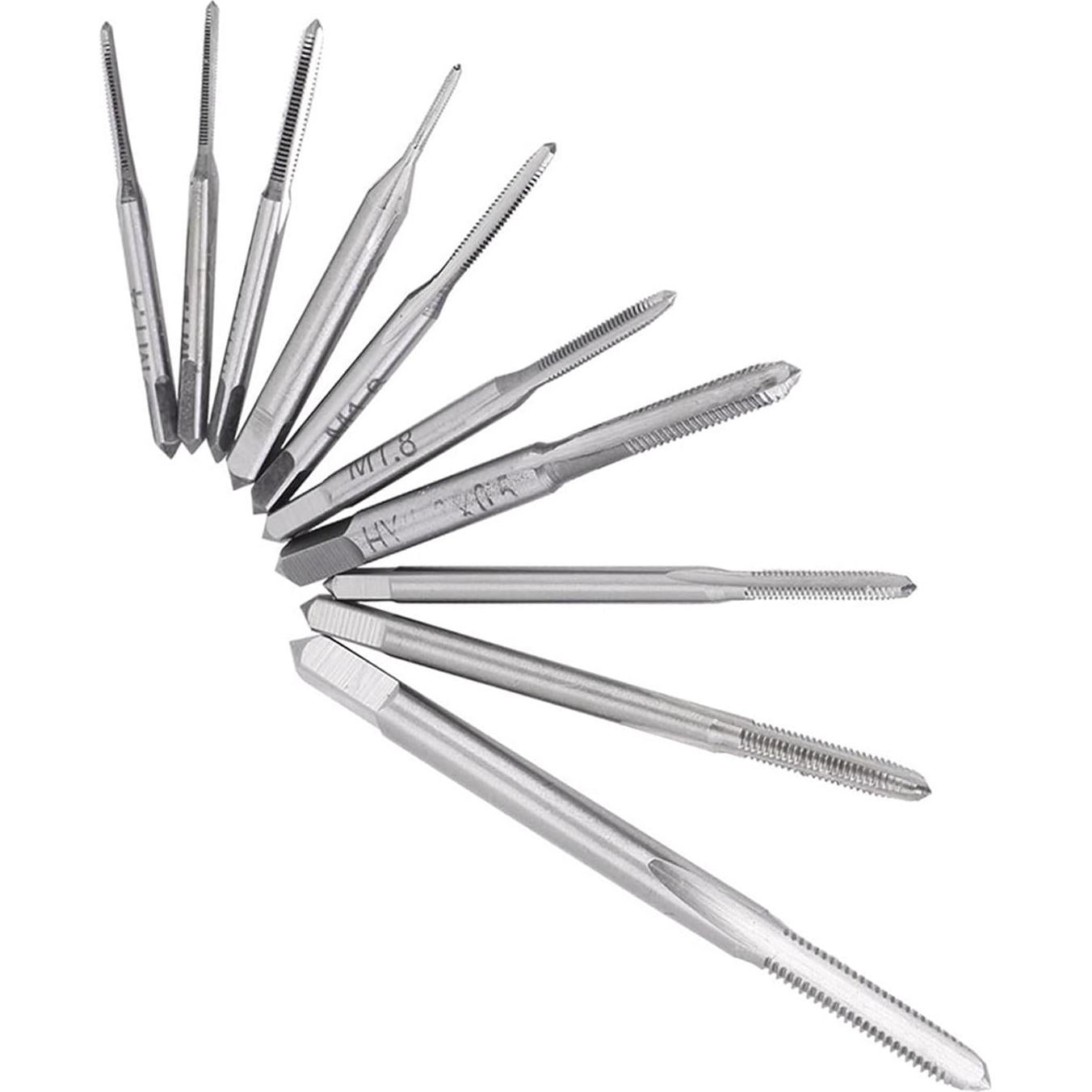 Juego de Machos de Rosca de Mano Vikye M1 a M3.5 - 10 Piezas