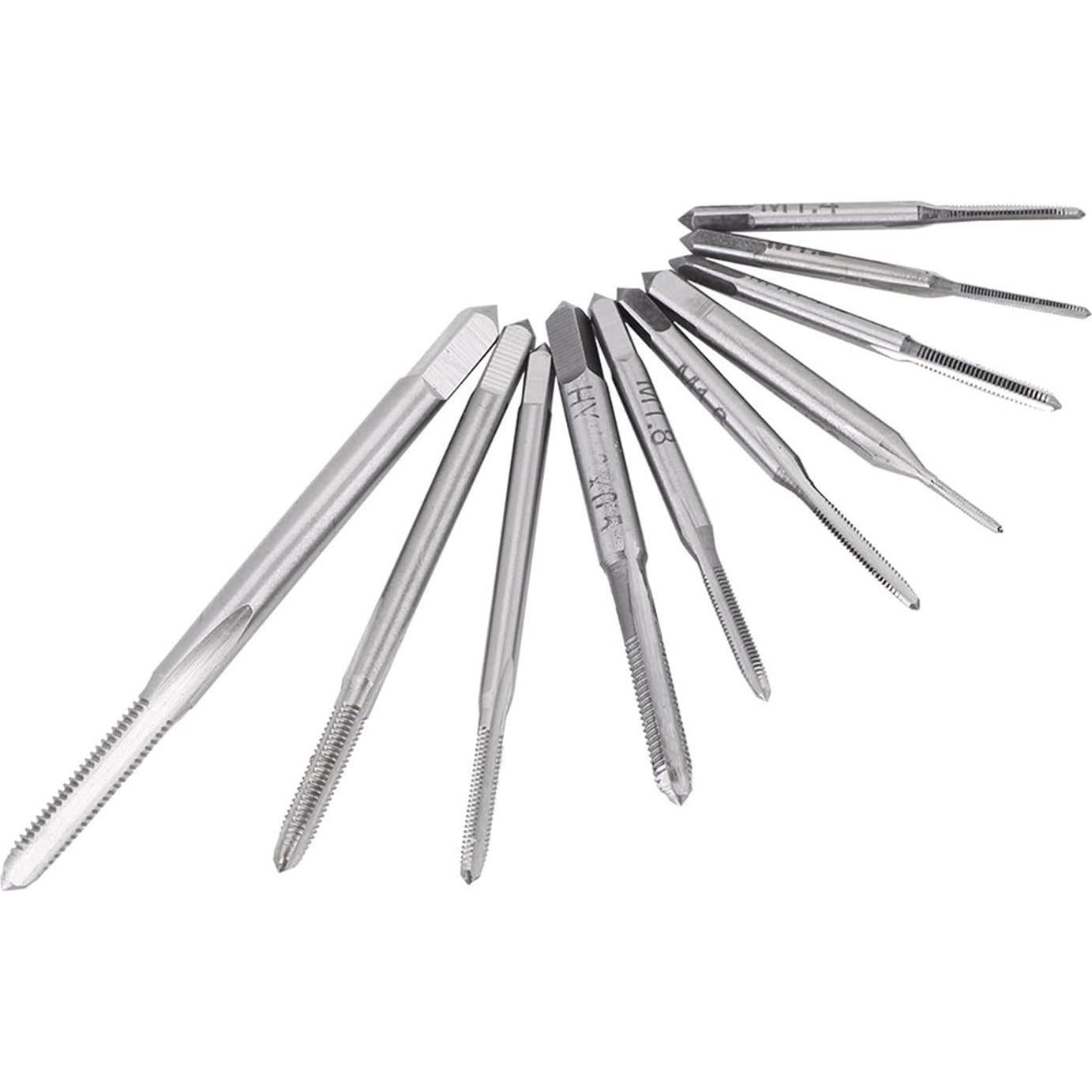 Juego de Machos de Rosca de Mano Vikye M1 a M3.5 - 10 Piezas