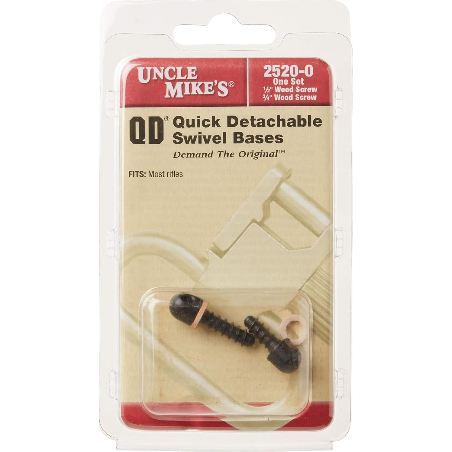 Juego de Tornillos de Madera Uncle Mike's 115 RGS 1/2 y 3/4