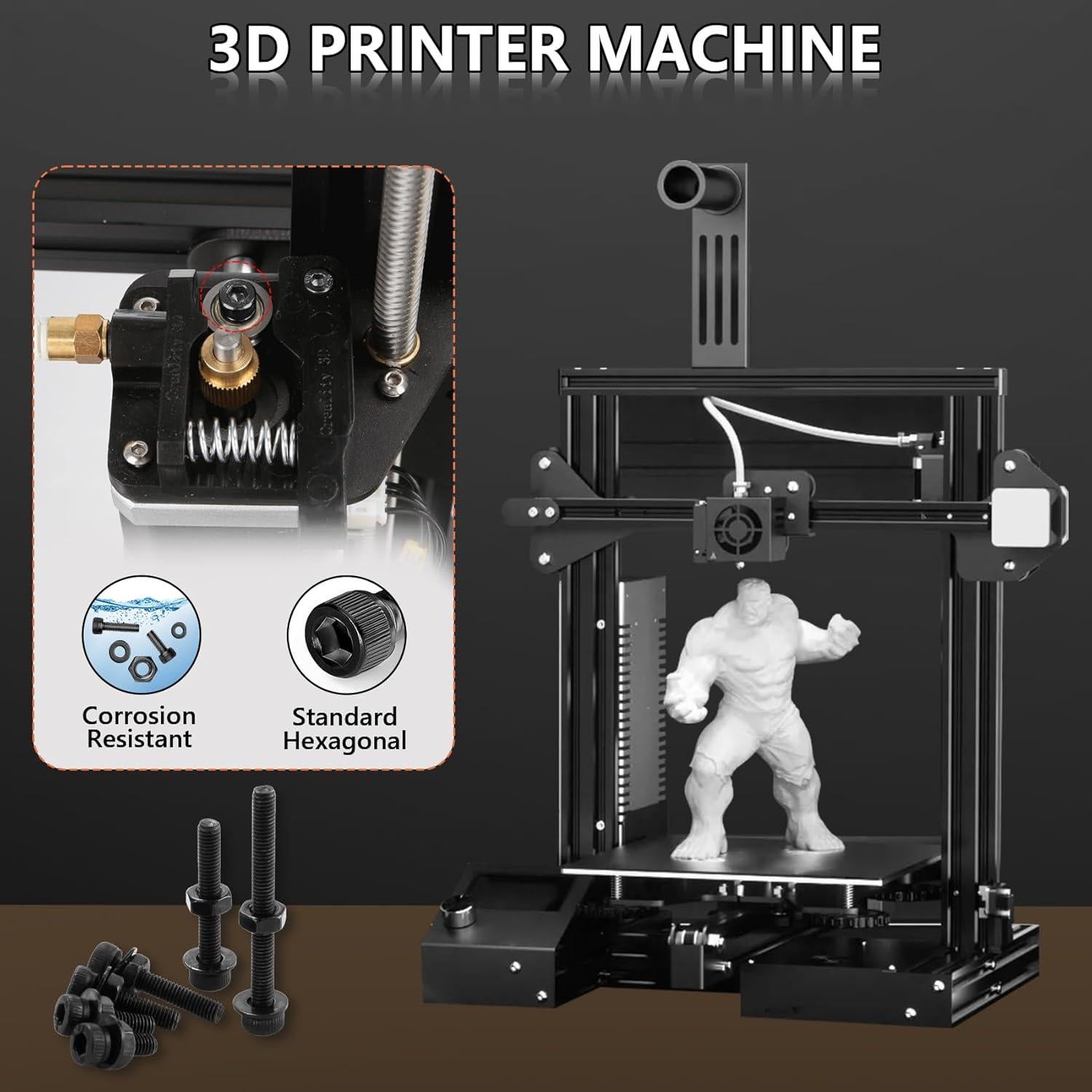 Conjunto de Tornillos M3 600 Piezas Kalote Acero 12.9