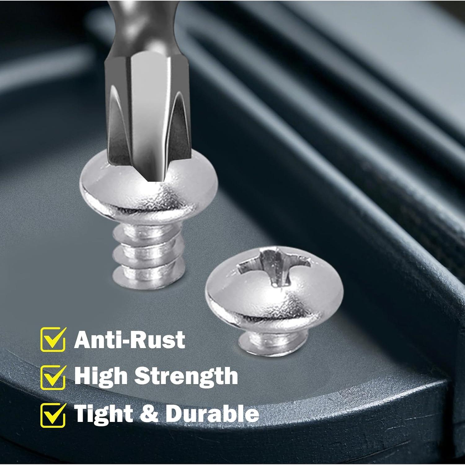 Kit de Tornillos de Madera Zhenglilos 205 Piezas Acero Inoxidable