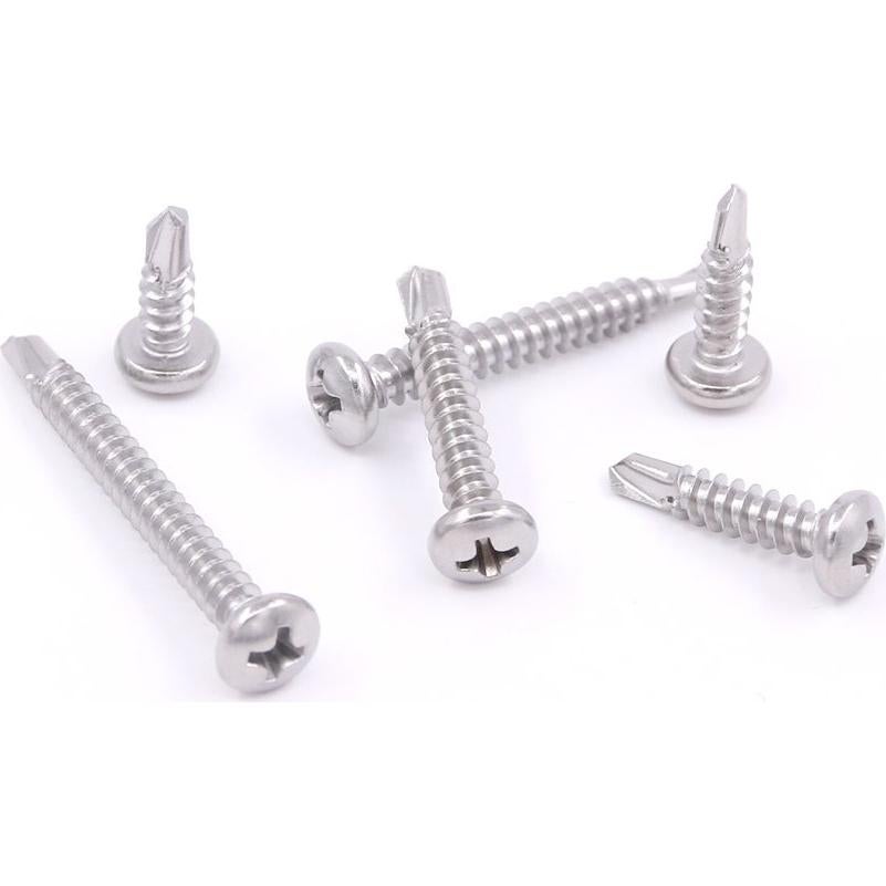 Kit de Tornillos Autoperforantes Hilitchi Acero Inoxidable 410 240 Piezas