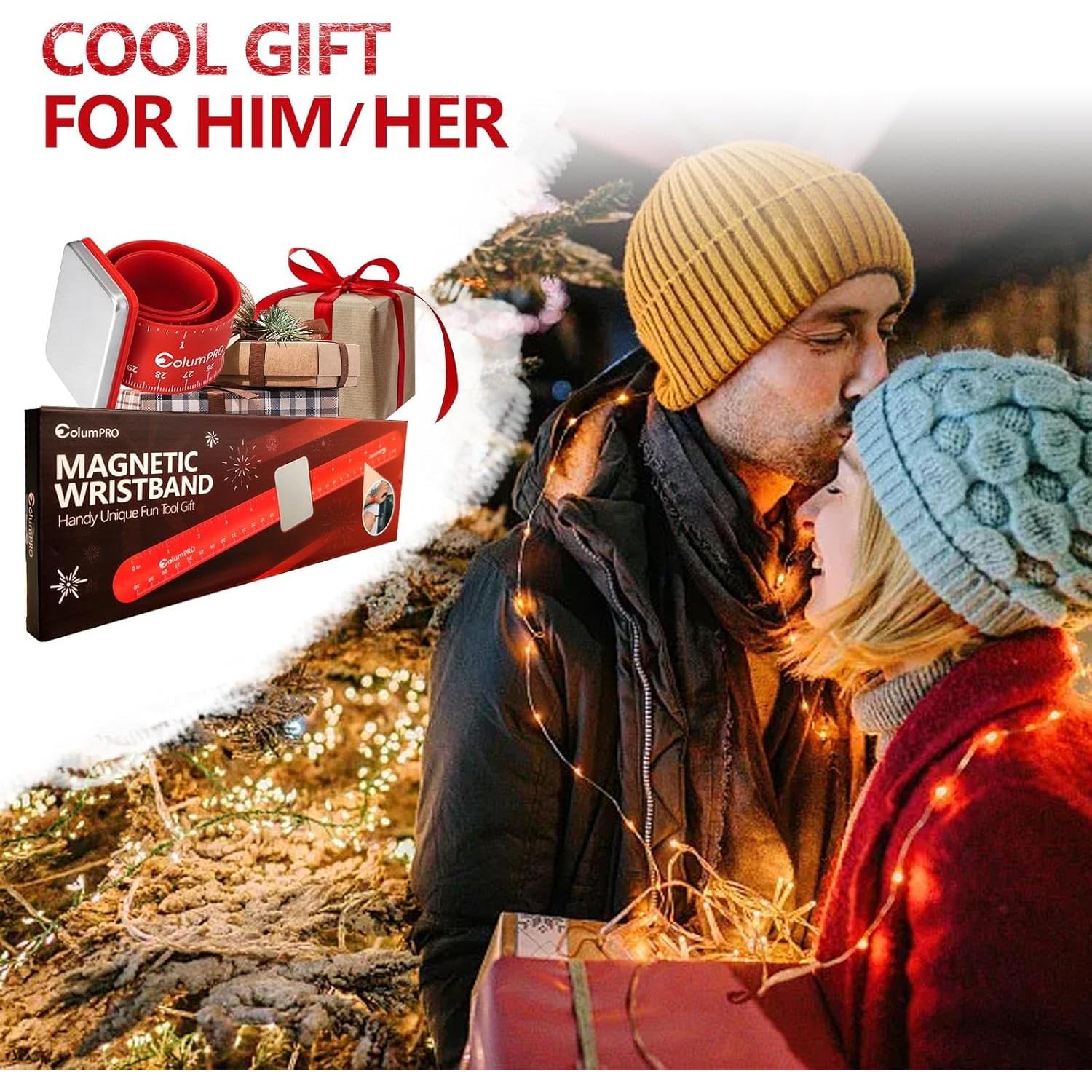 Pulsera Magnética ColumPRO para Tornillos y Clavos - Rojo