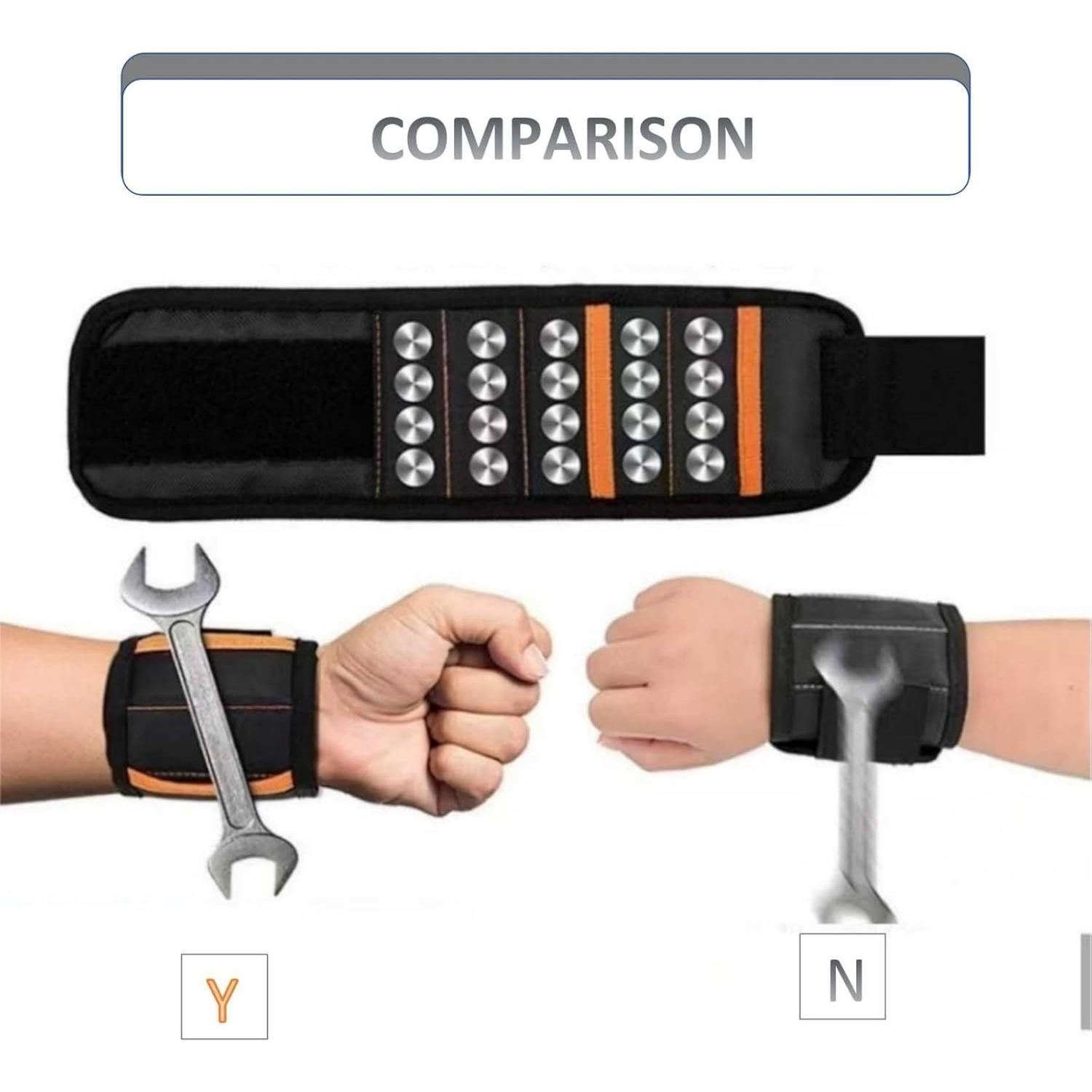 Pulsera Magnética Fluox Fuya con 2 Bolsillos Ajustable