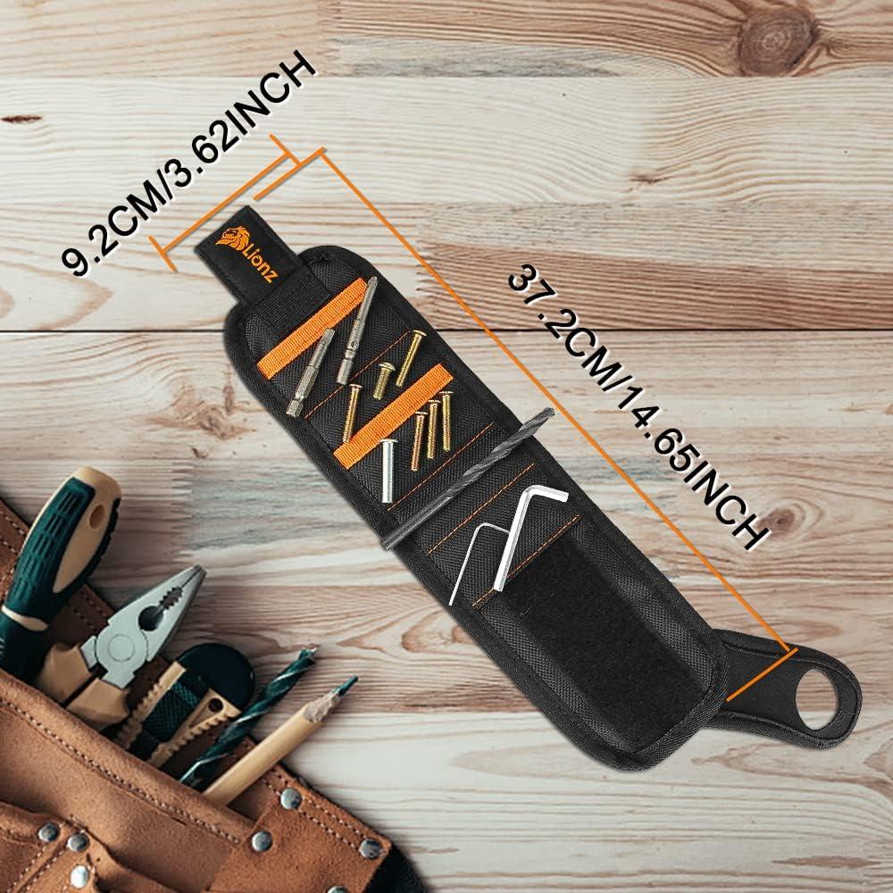 Banda Magnética para Muñeca Lionz - Soporte para Tornillos y Clavos