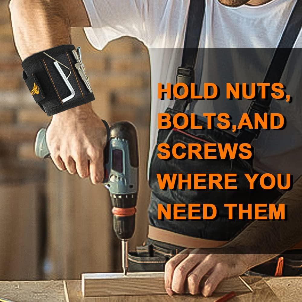 Banda Magnética para Muñeca Lionz - Soporte para Tornillos y Clavos