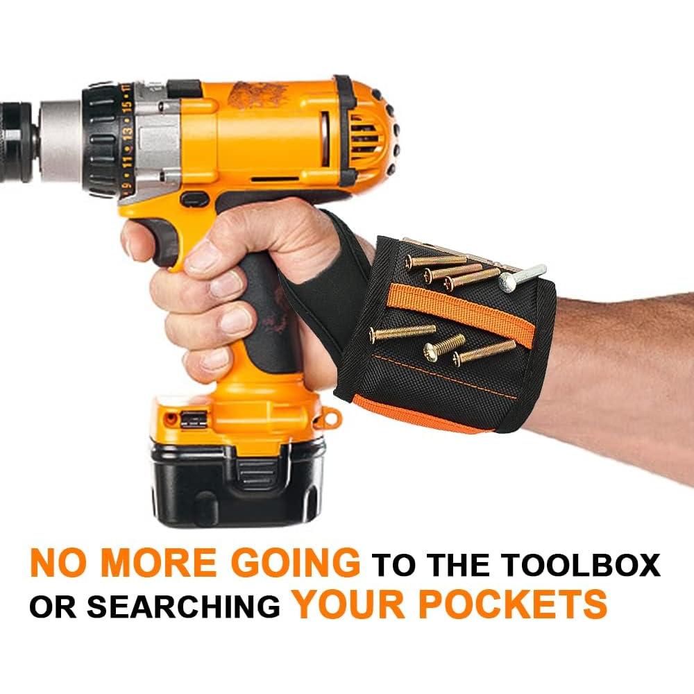 Banda Magnética para Muñeca Lionz - Soporte para Tornillos y Clavos