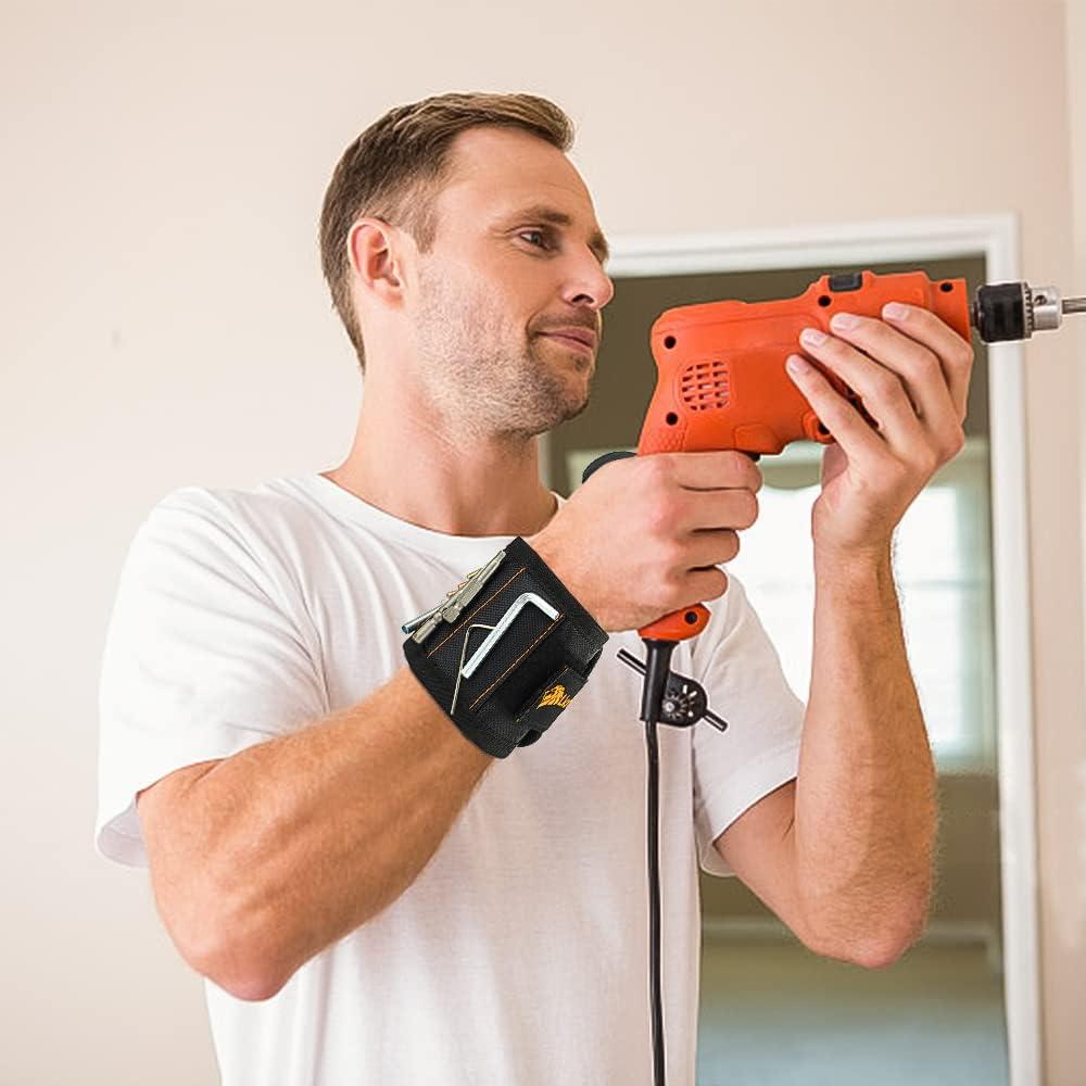 Banda Magnética para Muñeca Lionz - Soporte para Tornillos y Clavos