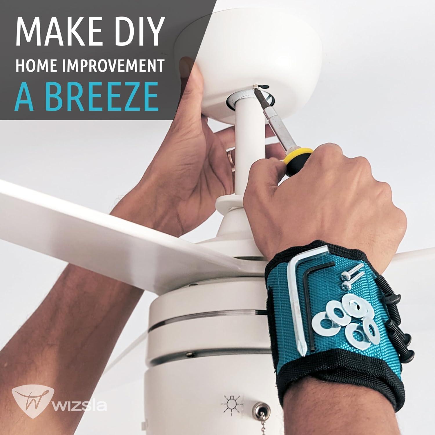 Pulsera Magnética Wizsla Ajustable para Tornillos - Regalo Único