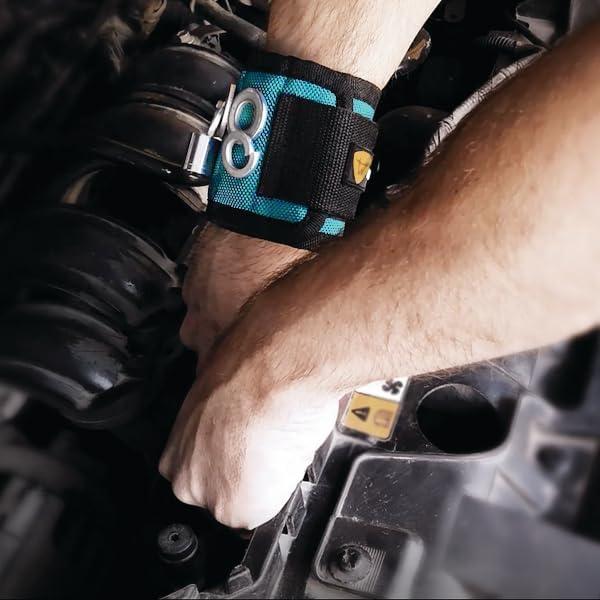 Pulsera Magnética Wizsla Ajustable para Tornillos - Regalo Único