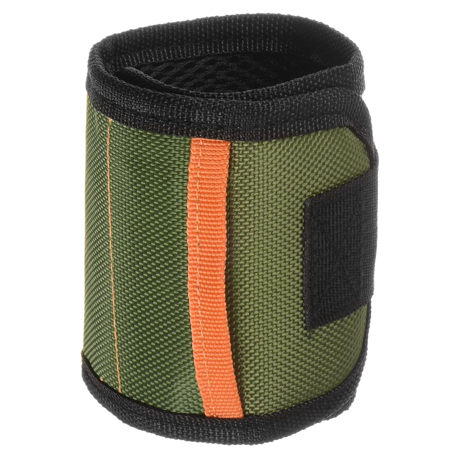 Pulsera Magnética HARFINGTON de Nylon con 9 Imánes - Verde Oscuro