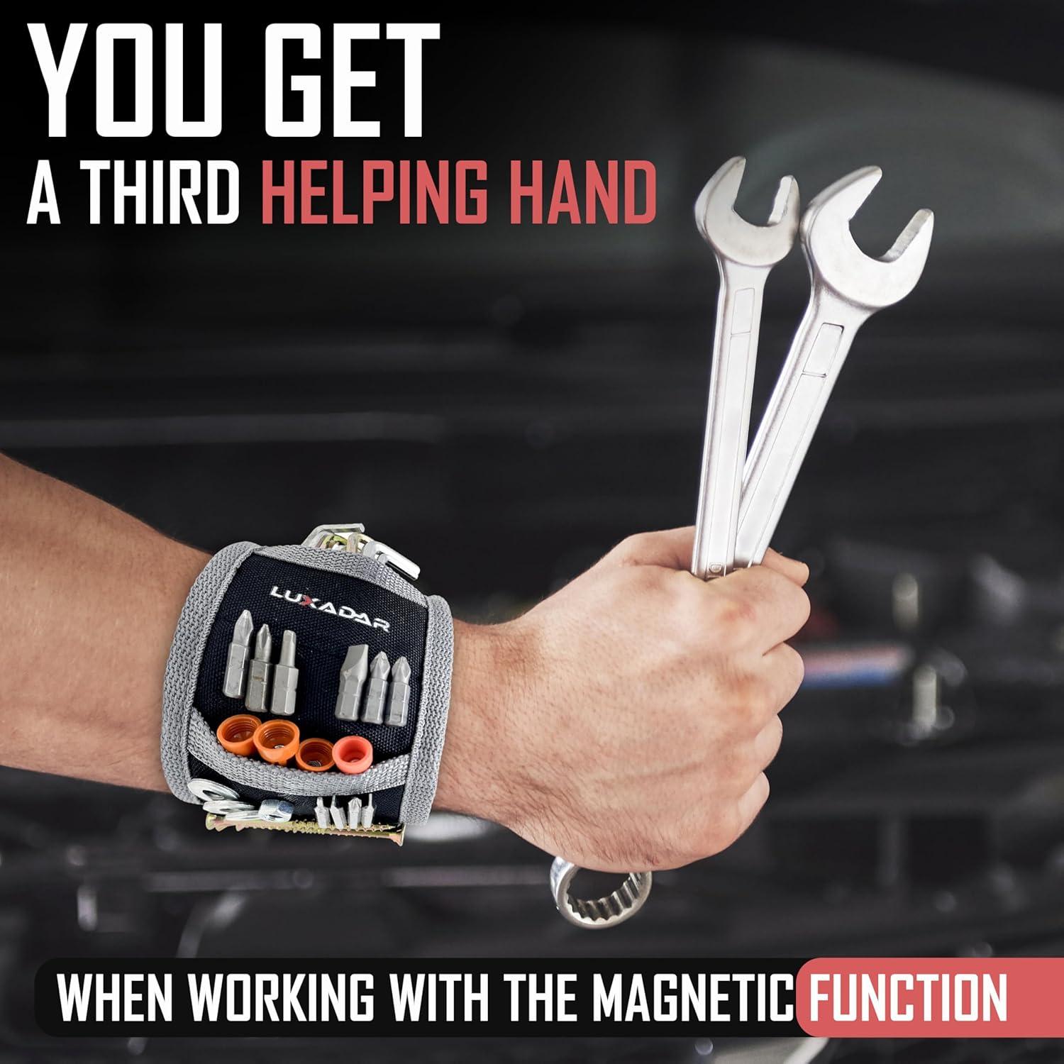 Banda Magnética para Herramientas Luxadar - Correa Ajustable