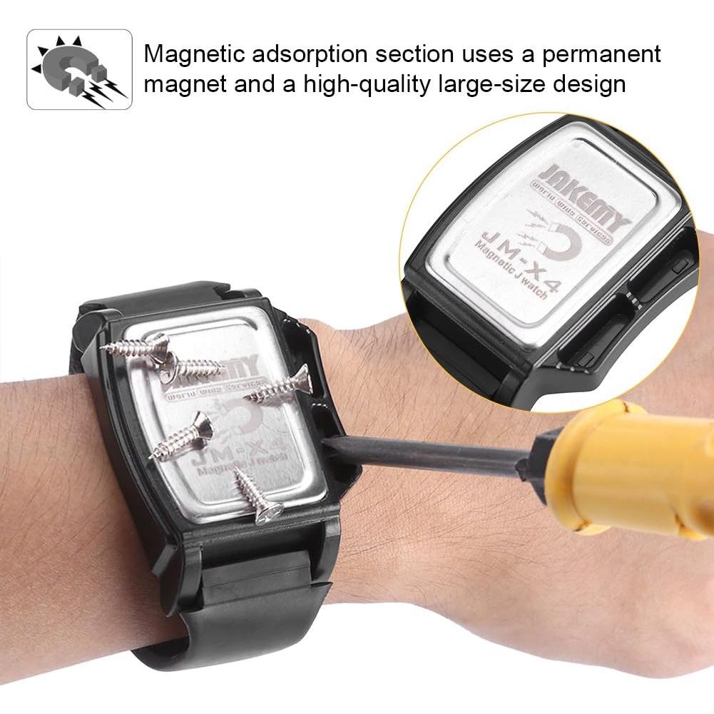 Banda de Muñeca Magnética Zerodis 25x5cm Color Negro