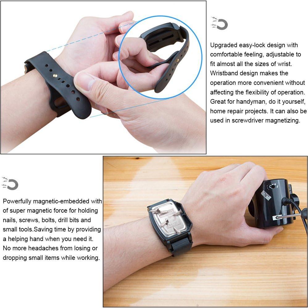 Banda de Muñeca Magnética Zerodis 25x5cm Color Negro