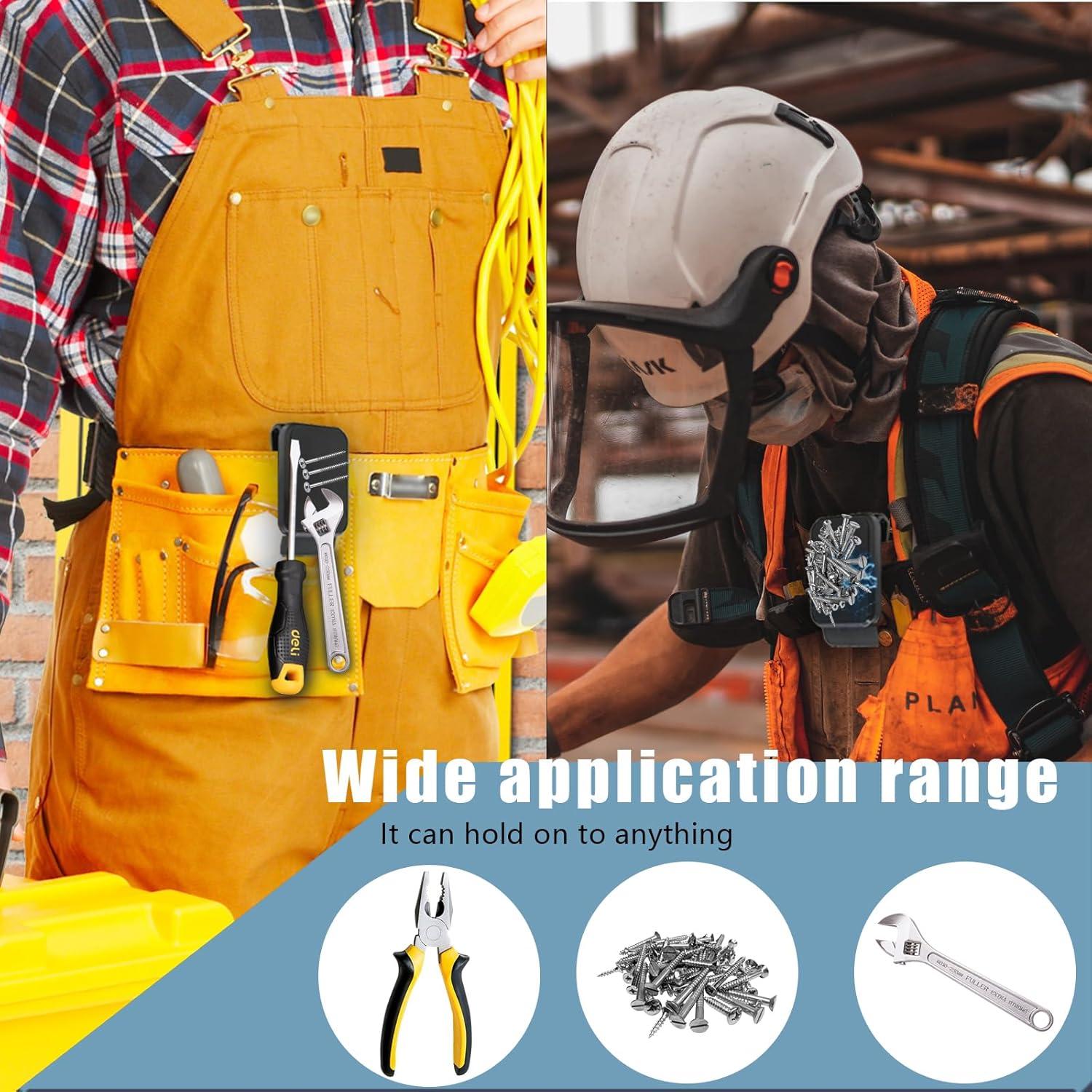 Soporte Magnético para Herramientas Bjsdkff 2 Pcs Negro