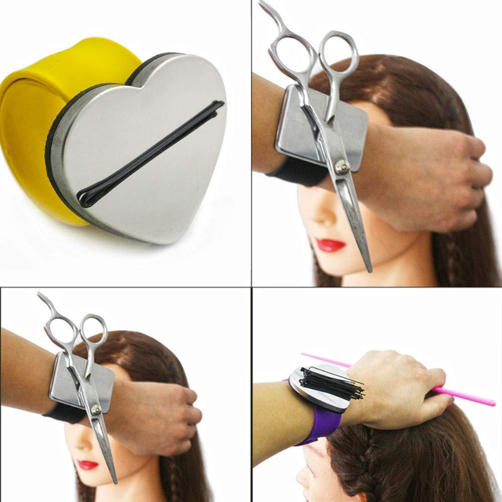 Pulsera de Silicona Magnética QingJii con Peine Separador - Púrpura