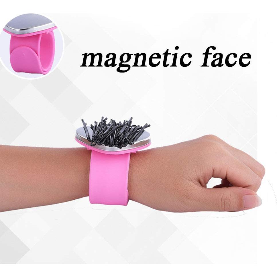 Pulsera de Silicona Magnética QingJii con Peine Separador - Púrpura