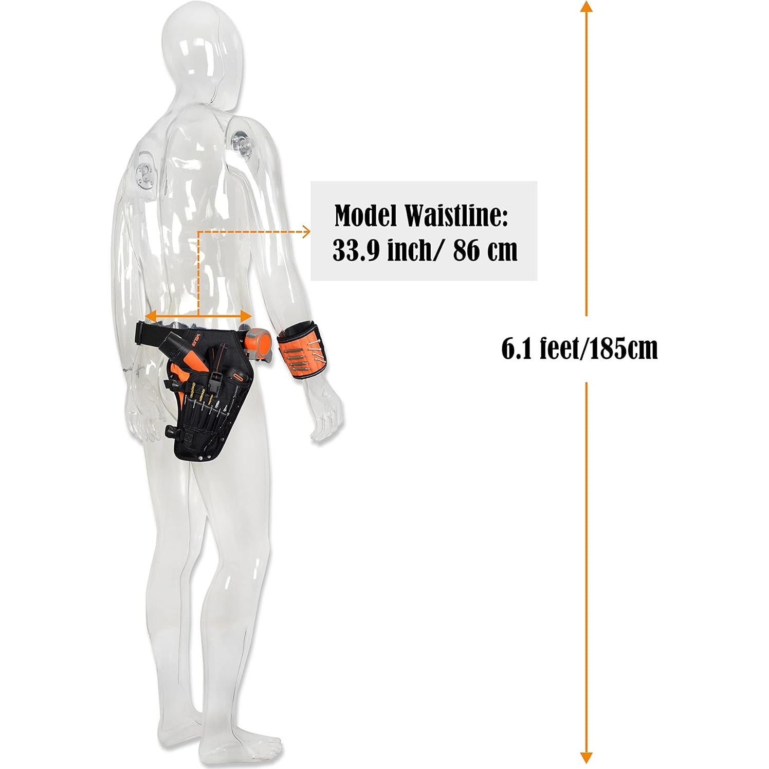 Soporte para Taladro 3-en-1 WELKINLAND con Pulsera Magnética