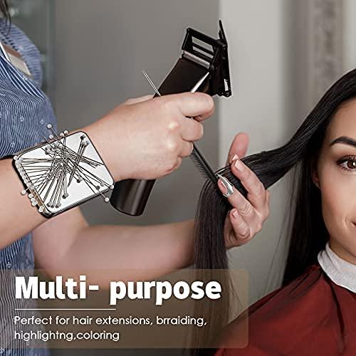 Juego de 10 Anillos Separadores y 3 Peines Patelai - Negro y Plata