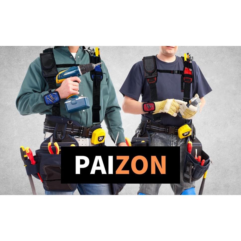 Suspenders Magnéticos Paizon SP-W41 para Cinturón de Herramientas