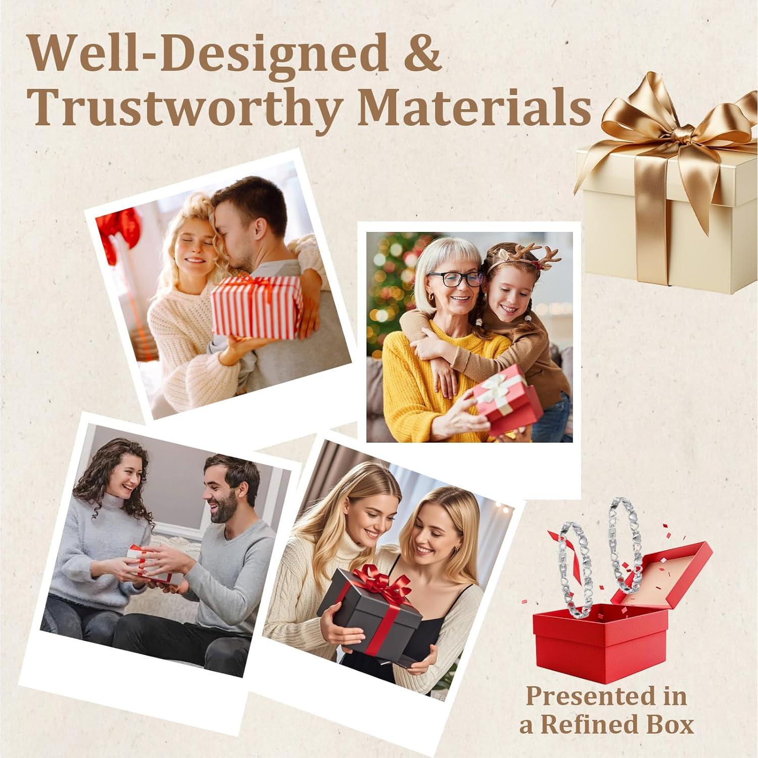 Pulsera Magnética BioMag de Acero de Titanio para Mujeres