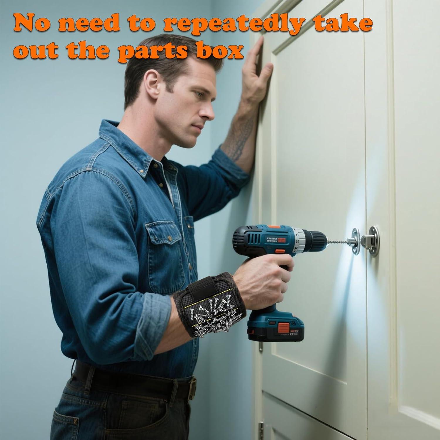 Pulsera Magnética PAIGOIN PMW-001 para Herramientas y Tornillos