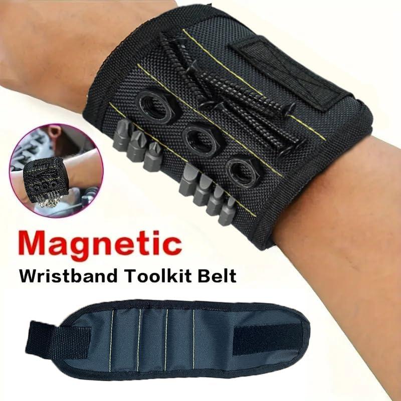 Conjunto de Delantal y Pulsera Magnética CACUINA - 16 Bolsillos