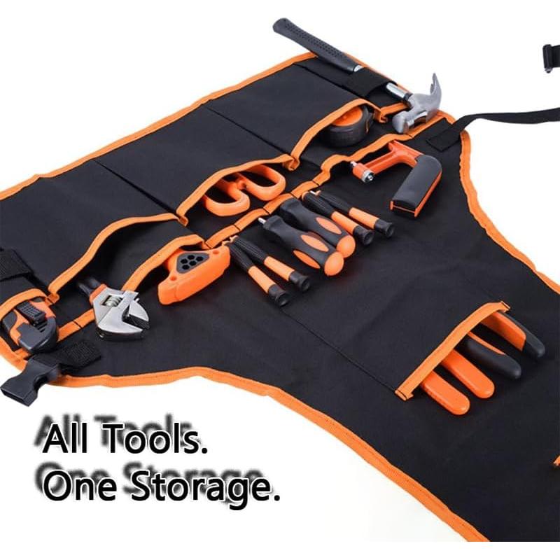 Conjunto de Delantal y Pulsera Magnética CACUINA - 16 Bolsillos