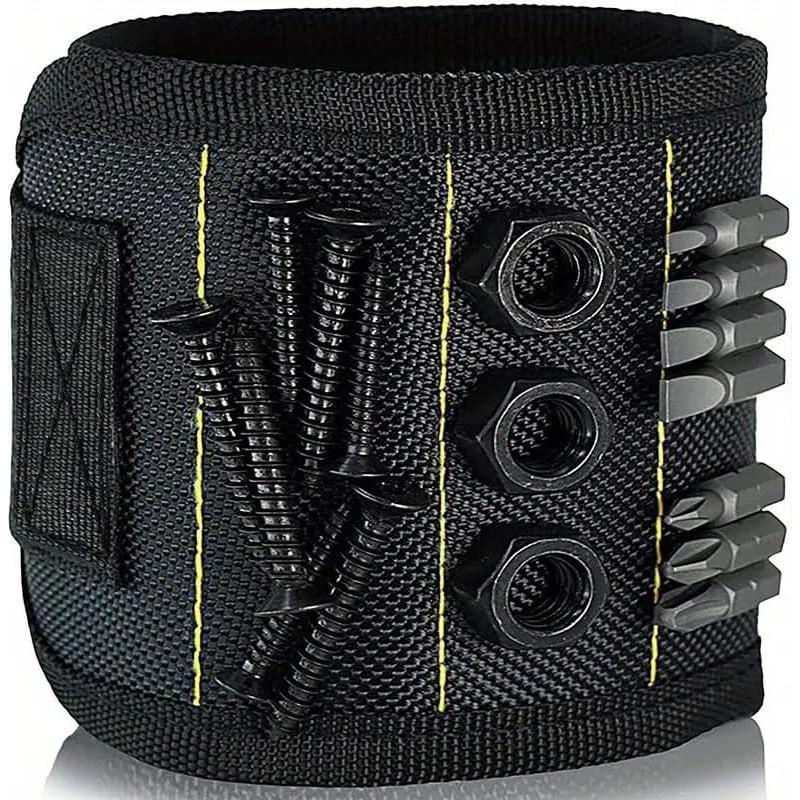 Conjunto de Delantal y Pulsera Magnética CACUINA - 16 Bolsillos