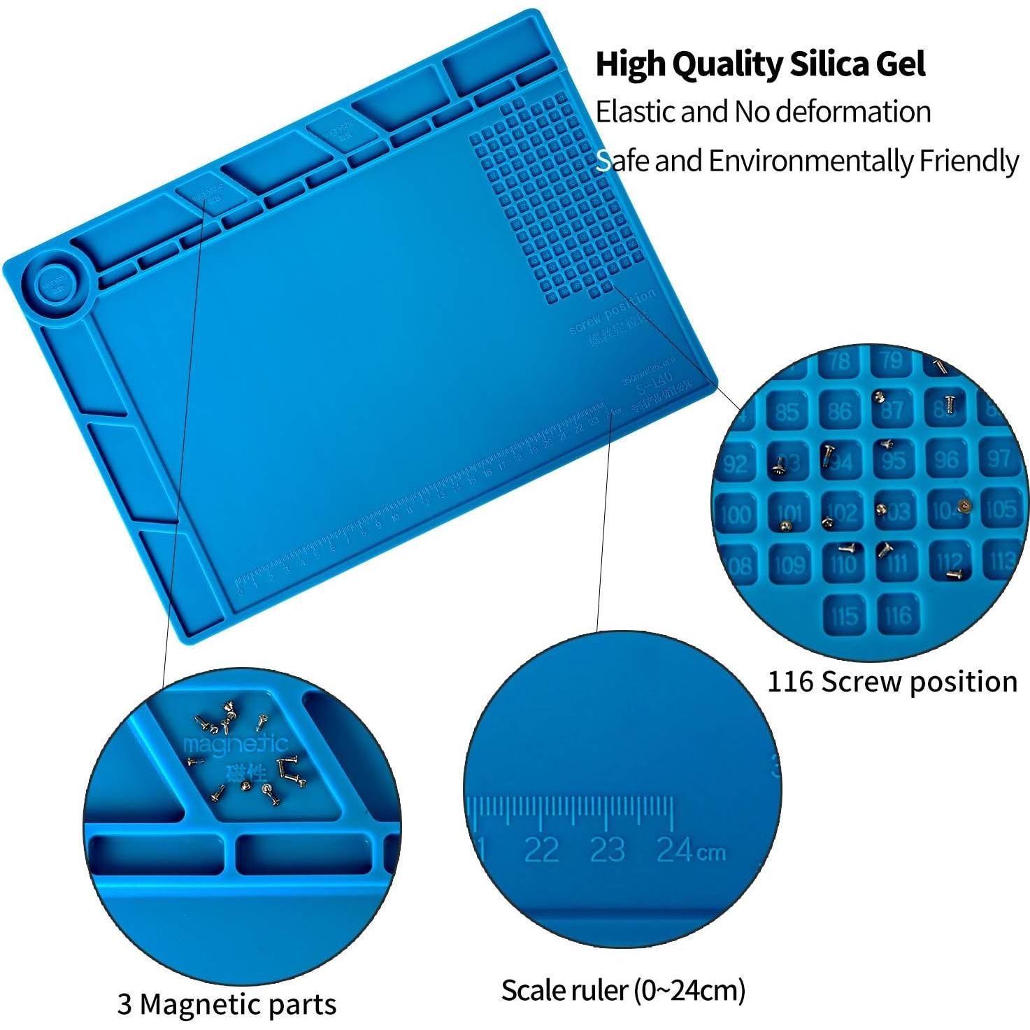 Almohadilla de Soldadura Kaisiking 35.1x24.9cm Silicona Antideslizante