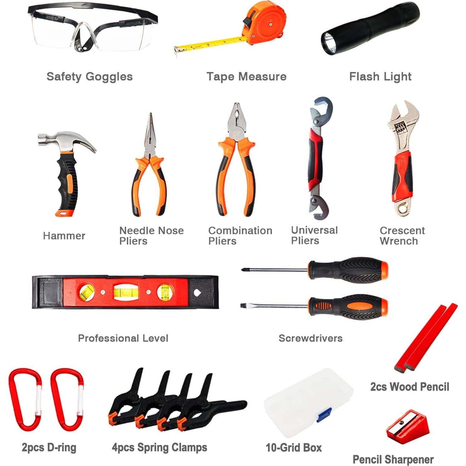 Kit de Herramientas Reales para Niños Mysterystone 25 Piezas