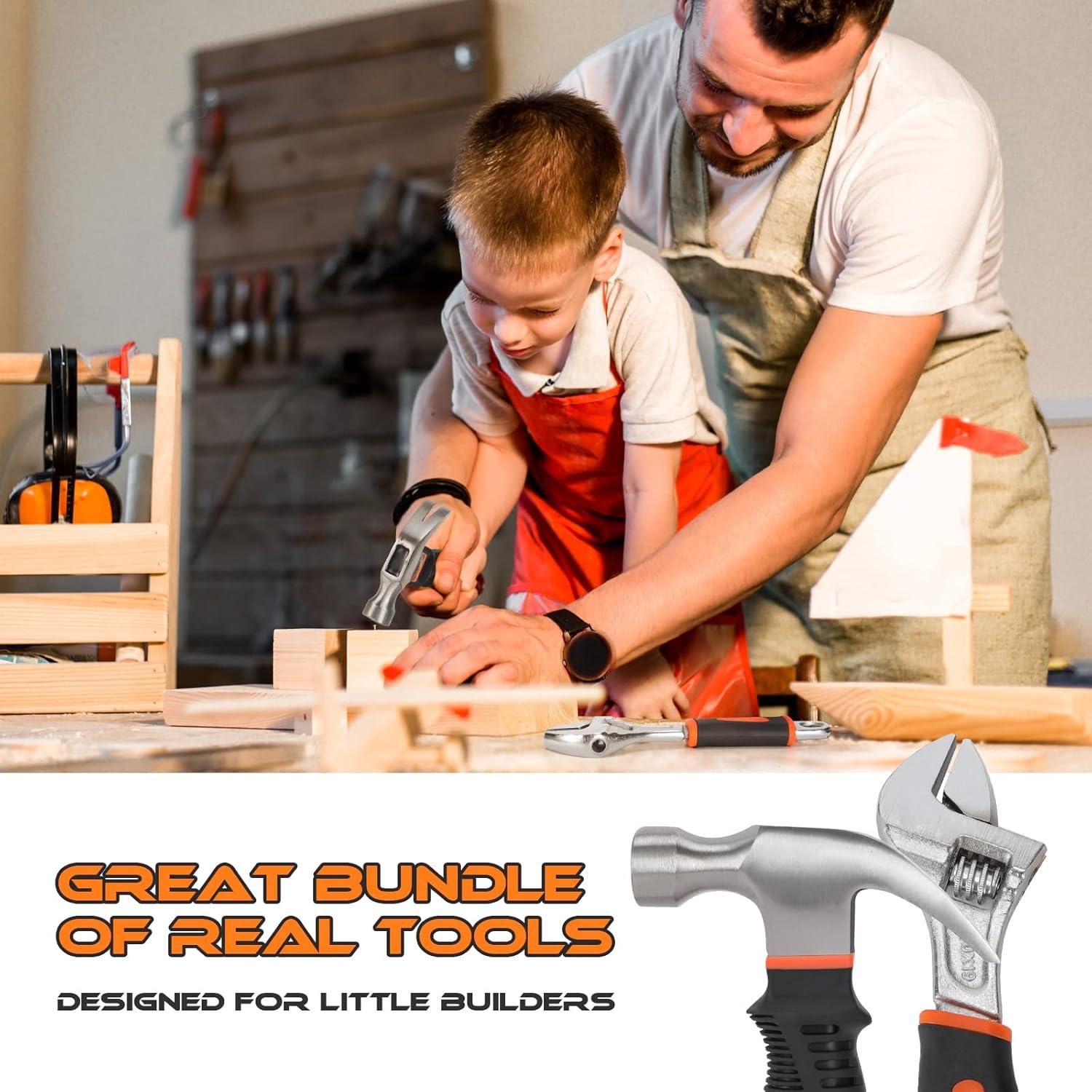 Kit de Herramientas Reales para Niños Mysterystone 25 Piezas