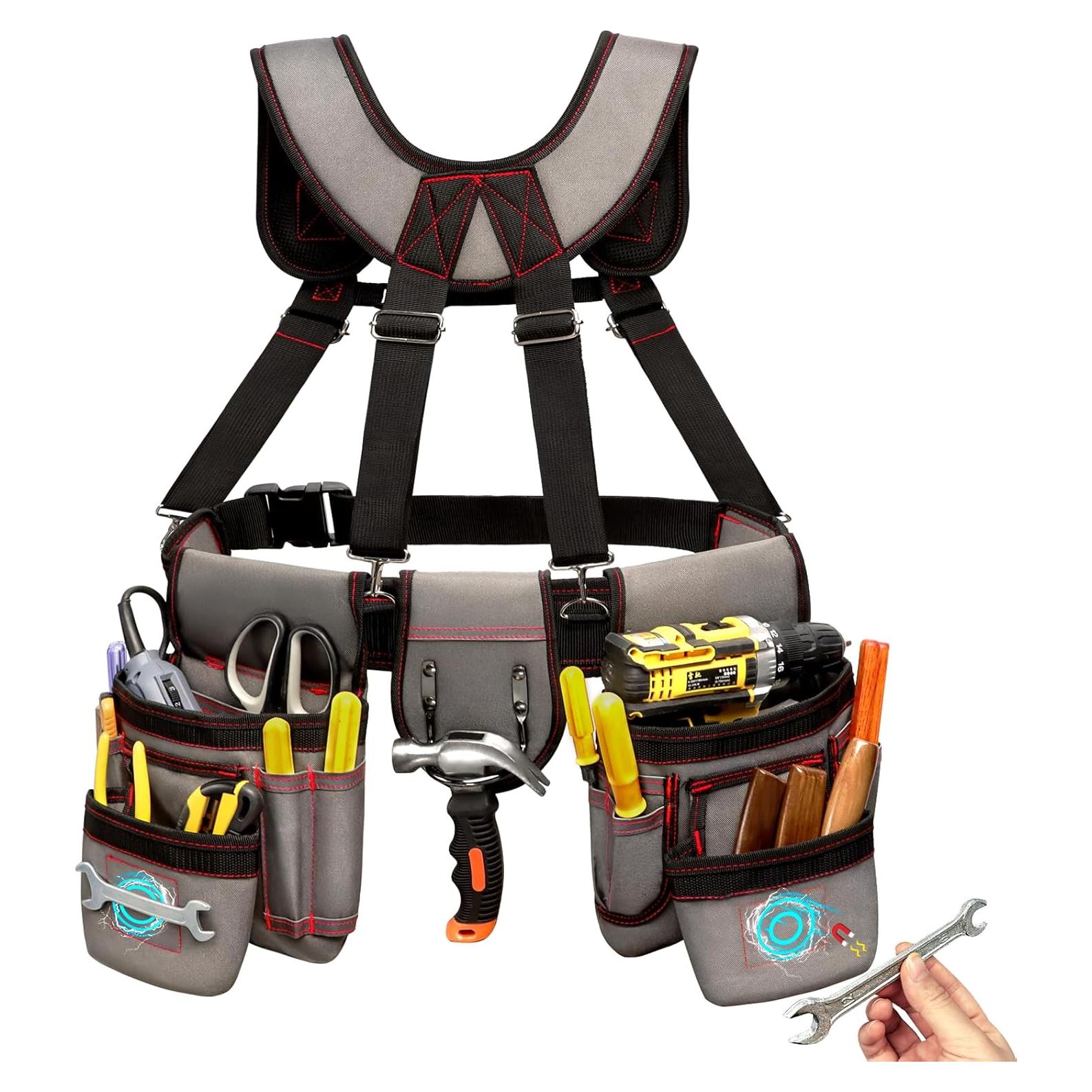 Cinturón de Herramientas Ajustable ELECROW con 18 Bolsillos